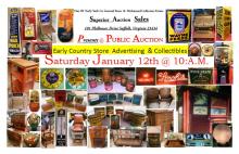 Gas & Oil & Country Store Antiques,Collectibles & Advertising @ Public Auction